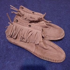 Tan Moccasins